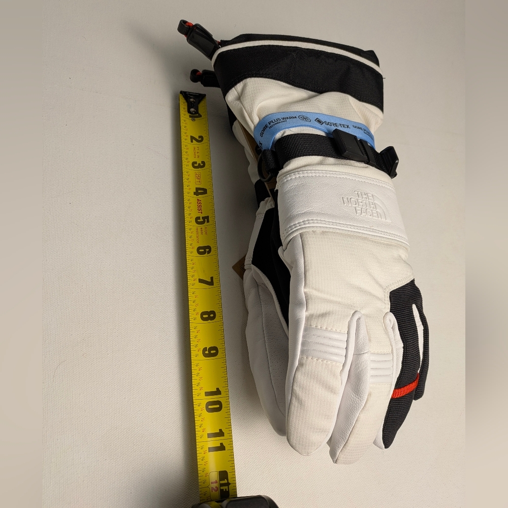 New THE NORTH FACE Women's Montana Pro Ski Gloves Size S Gardenia White Warmest - Picture 3 of 11